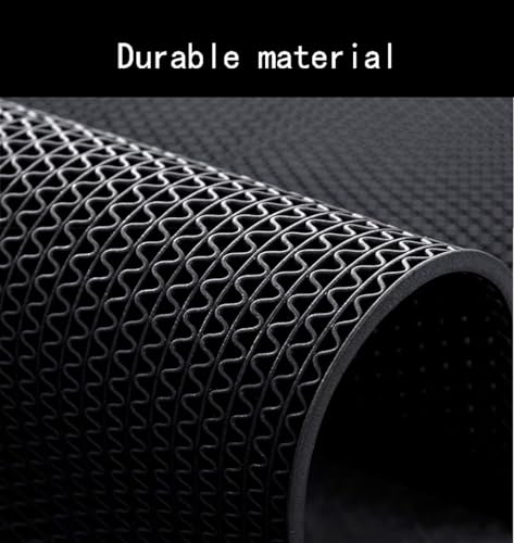 PVC Drainage Floor Mat Non-Slip Commercial Wet Area Mat for Outdoor and Indoor Restaurant Kitchen Bar Swimming Pool Splash Matting Water Drain Flooring Mat (Black, 3FTX10FT) - size: 3FTX10FT