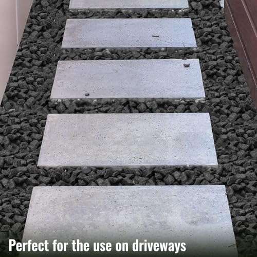 10 Pound Gravel Rocks, 0.5-0.7 Inches Polished Pebbles for Plants, Fish Tank, Clear Vase and More, Natural Black Stones