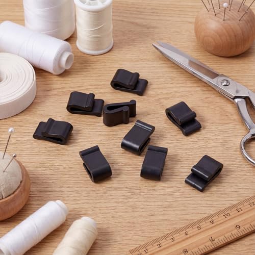 8 Pcs Dutch Oven Lid Protector Clips, Cookware Protector Clips Non-Slip Silicone Pot Protectors for Stacking Cookware Lids Protectors Pot Lid Flexible Bumper for Storage Dutch Oven Pots(Black)