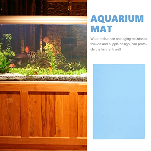 Toddmomy Shockproof Aquarium Pad Nonslip Fish Tank Bottom Mat Thick and Lightweight for Home Aquarium and Reptile Terrariums