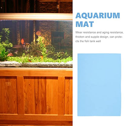 Toddmomy Shockproof Aquarium Pad Nonslip Fish Tank Bottom Mat Thick and Lightweight for Home Aquarium and Reptile Terrariums