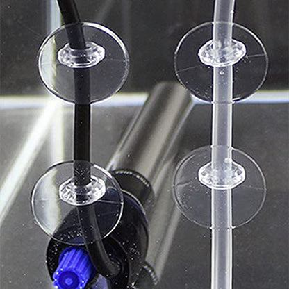 40Pcs Aquarium Suction Cups Clear Fish Tank Hose Clamps Suction Cup Clips Airline Tube Holders Fish Tank Holders Clips for Fish Tank Tubing
