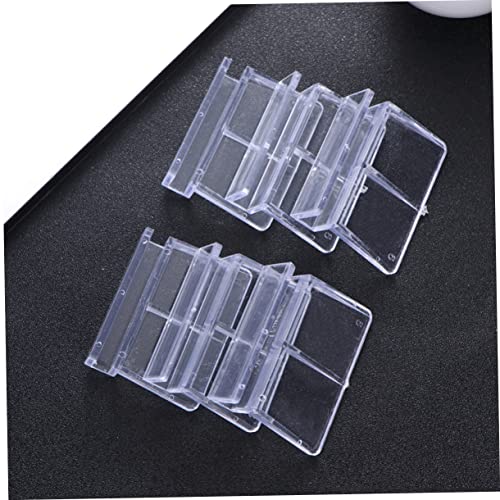 BESPORTBLE 3sets 6mm Fish Tank Acrylic Clips Aquarium Lid Support Holders Durable Glass Cover Clips for Fish Aquarium Tank 6pcs*3