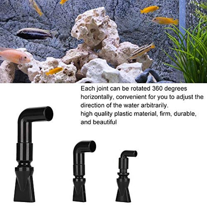 Filter Elbow Outlet Outlet 360 Rotating Elbow Aquarium Duckbill Nozzle Fish Water Outlet Tube Pump Fitting