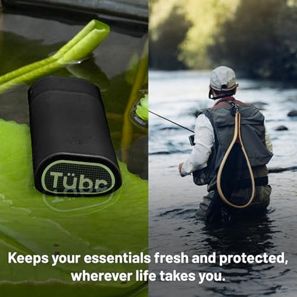 TUBR Kingz Premium Storage Container - Odor Proof, Airtight, Waterproof Carry Case for Small Items - Portable Crush-Resistant BPA-Free Container - Compact Storage for Travel, Daily Use (Raven)