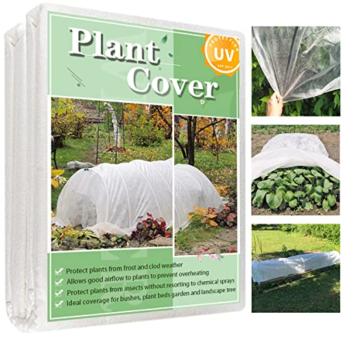 Plant Covers Freeze Protection, 7FT x 25FT 0.9oz Reusable Frost Cloth Plant Blankets Floating Row Cover for Garden Clod Winter Frost Sun Pest Protection