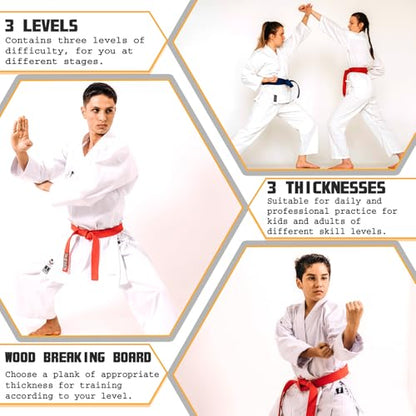 Geetery Karate Wood Breaking Boards Martial Arts - size: 3mm/ 6mm
