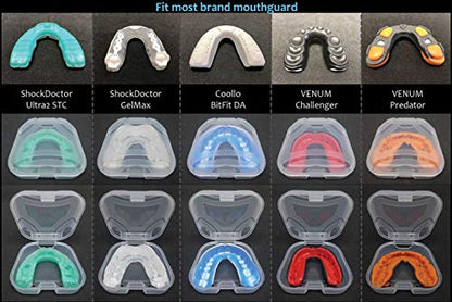 Mouth Guard Case Lip Guard Mouthpiece Case for Most Brand Mouthguard - style: Mouthguard Case/1pc