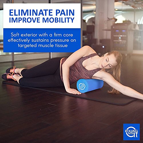 Rolling With It High Density Foam Roller for Physical Therapy - size: 36 x 6 Inch