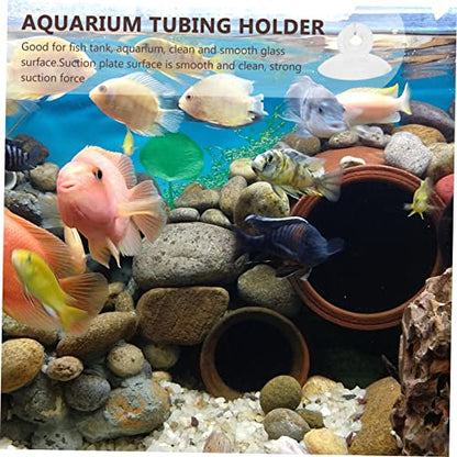 25pcs Aquarium Cup Clips for Airline Tubing Fixing Hose Clamp for Fish Tank Lightweight for Fish Farmers and Aquarium Enthusiasts Easy to Replace