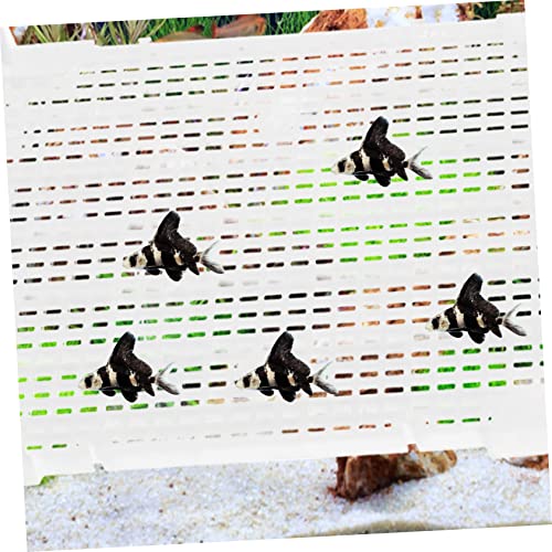 4pcs Aquarium Divider Cups Isolation Board for Fish Tank Cuttable to Fit for Breeding Juvenile Fish and Creating Separate Compartments