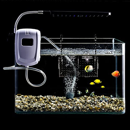 Fish Breeding Box for Aquarium Acrylic Fish Tank Breeder Divider Box with Suction Cups Transparent Hatchery Hanging Incubator for Fishes Shrimp Clownfish and Guppy 7.2" x 3.5" x 3.3"