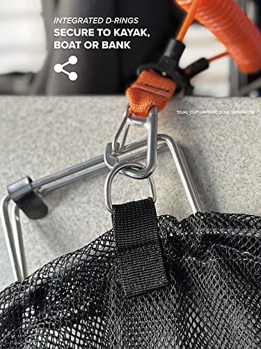 Nylon Mesh Game Bag with Locking Steel Handles
