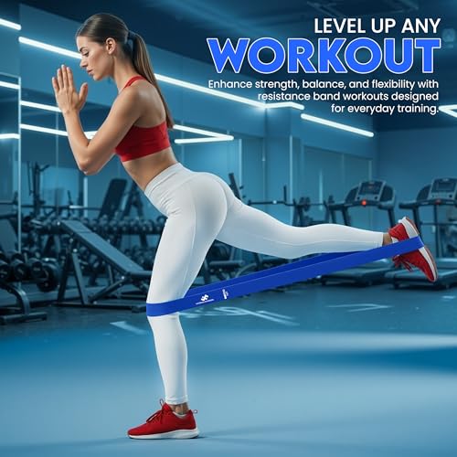 Loop Resistance Bands Set of 5 for Exercise & Strength Training