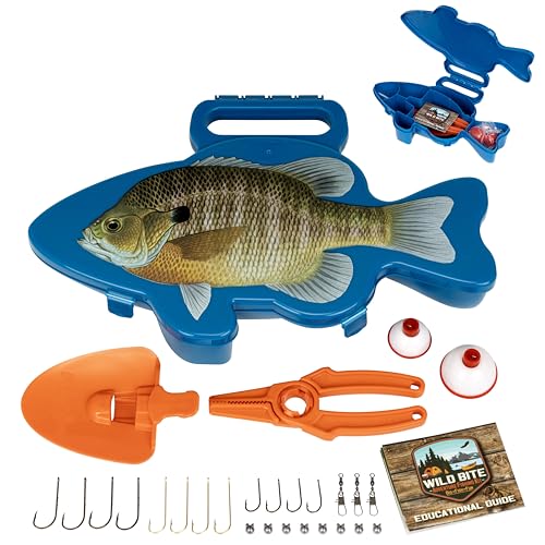 Flambeau Outdoors Wild Bite Fishing Tackle Box Kit - size: One Size, style: Blue Gill
