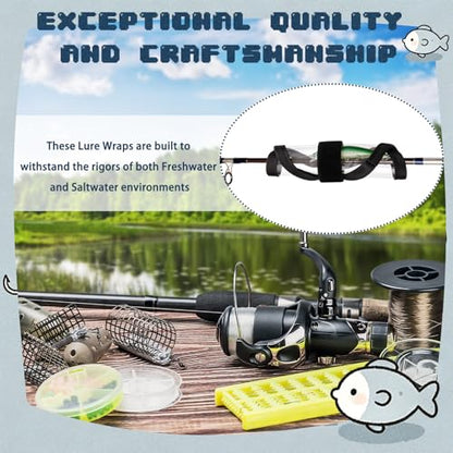 Outus 15 Pack Fishing Lure Wrap for Rod Clear PVC Lure Covers Keeps Hook Cover in 3 Sizes to Keep Hook Safe Bait Storage, Anti-Puncture Fishing Gear Organizer, 5 Large, 5 Medium, 5 Small - style: Pear Shapes