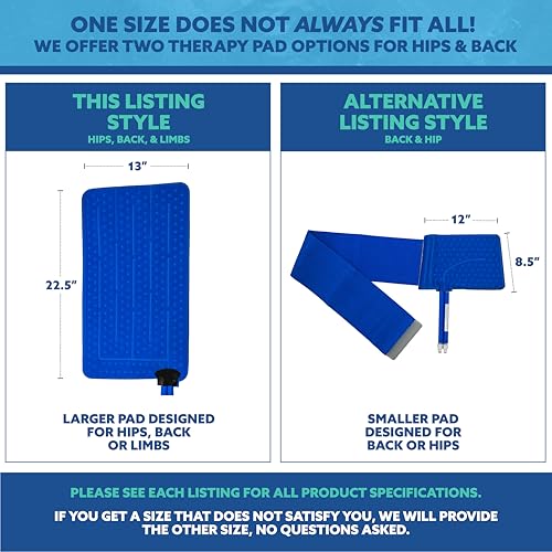 Polar Active Ice Hip-Extended Coverage Cold Therapy Ice Machine System with 12.5"x22.5" Therapy Compression pad, Programmable Timer, 16 Qt. Cooler, Quiet Pump, Strong Cryotherapy Pain Relief Treatment - style: Hip Pad