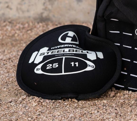Hyperwear SteelBell - Hyper Flex 4-Way Stretch Neoprene, Patented No-Leak Slam Ball Kettlebell Strength Training - Sustainably Sourced USA Steel Shot - size: 50 lb