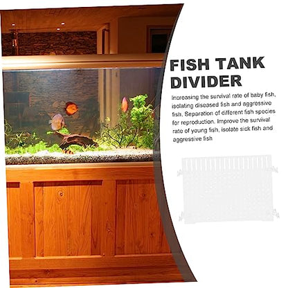 BESPORTBLE 2 Sets Suction Cup Aquarium Divider Acrylic Tank Board Easy Install/Remove