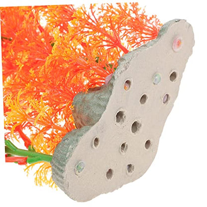 KESYOO Creative Artificial Plant Wear-Resistant Aquarium Grass for Fish Tank Decoration Realistic Desktop Tank Plant Herb