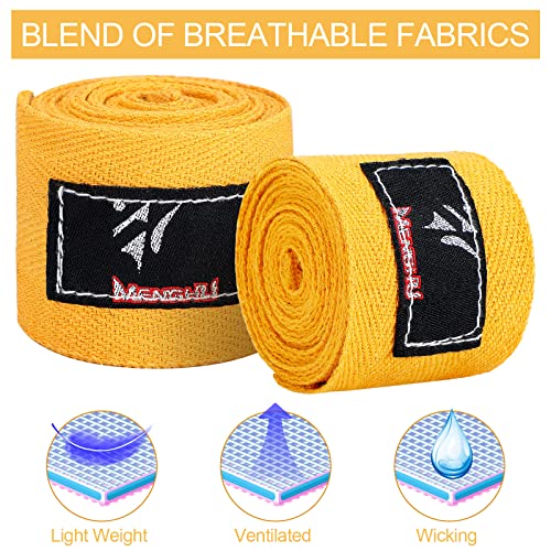 Teling 6 Pairs 100 Inches Boxing Hand Wraps for Kids - color: Colorful