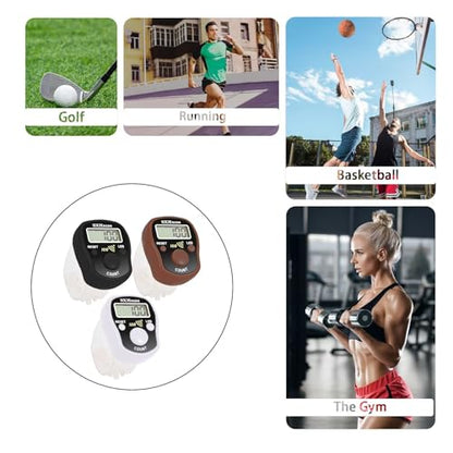 Finger Counter Click Manual Digital Clicker, Stitch Tally Knitting Counters - color: 3pack