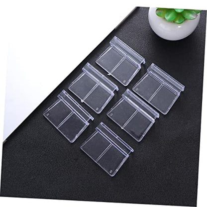 Sosoport 10pcs Acrylic Fish Tank Cover Holder Bracket for Tanks Aquarium Support Rack for Fish and for Secure Coverage