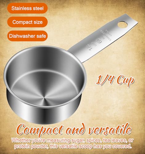 2 Pcs 1/4 Cup Measuring Cup, Clear Plastic Measuring Cup, Accurate Scale Measuring Tool for Liquid & Dry Ingredients, Cooking Tool for Home and Kitchen Use