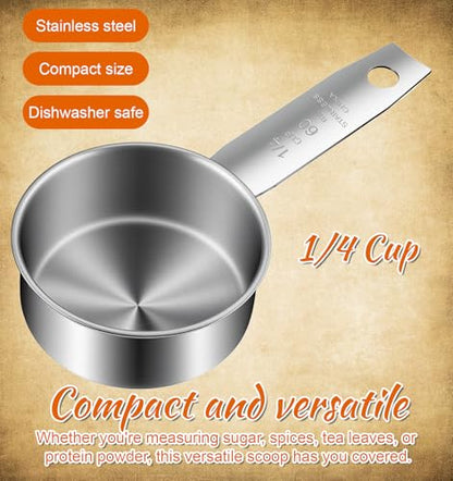 2 Pcs 1/4 Cup Measuring Cup, Clear Plastic Measuring Cup, Accurate Scale Measuring Tool for Liquid & Dry Ingredients, Cooking Tool for Home and Kitchen Use