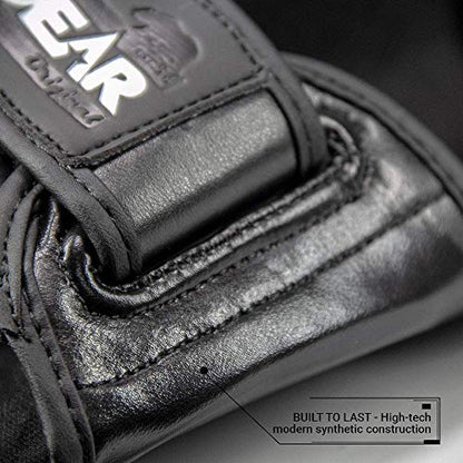 Revgear Pinnacle Shin Guard, Durable/Lightweight for Any Level Martial Arts - color: Black/Black, size: X-Small