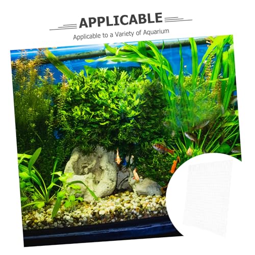 POPETPOP Fish Tank Accessory Clear Acrylic Isolation Board 20x30cm Suction Cup Divider for Aquarium