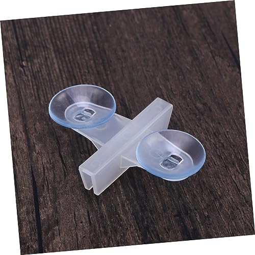 Happyyami 5pcs Aquarium Glass Suction Cup Purple Gravel for Aquarium Fish Aquarium Accessories Fish Tank Breeding Aquarium Divider Sucker Fish Tank Suction Cup Partition Clip White