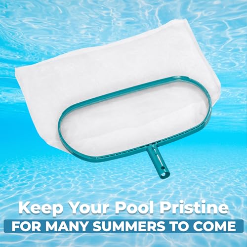 Bestway Pool Leaf Skimmer, AquaNet Mesh Net for Large Debris and Leaves, Cleaning Tool for In-Ground & Above Ground Pool Maintenance- Net Only