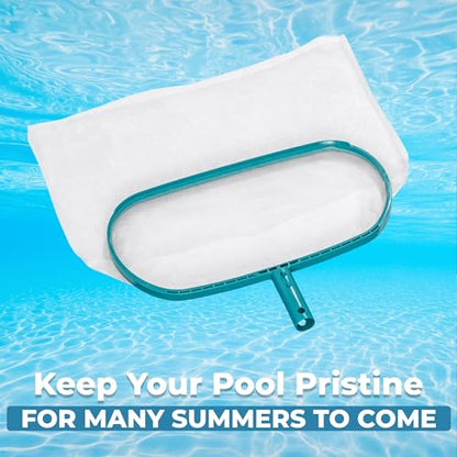 Bestway Pool Leaf Skimmer, AquaNet Mesh Net for Large Debris and Leaves, Cleaning Tool for In-Ground & Above Ground Pool Maintenance- Net Only
