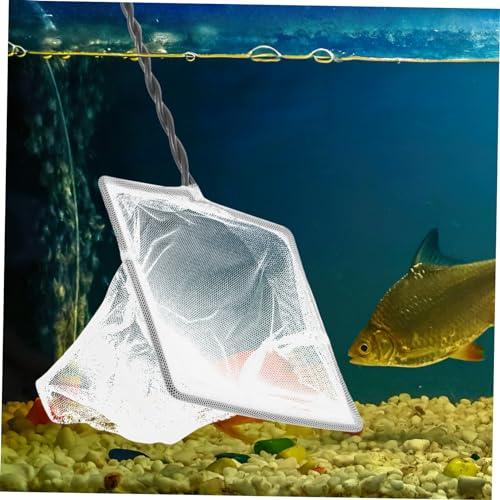 Fish Net Aquarium Net Fine Mesh for Catching Fish Shrimp Small Netting Fish Tank Tool