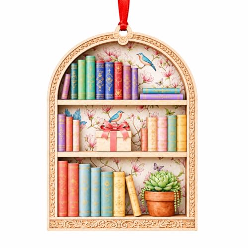 Book Lovers Gifts for Women, Gifts for Teacher, Librarian, Reader, Bookworm, Book Ornament, Gifts for Book Lovers, Library Decor, Reading Lover Gift - color: Book Decor