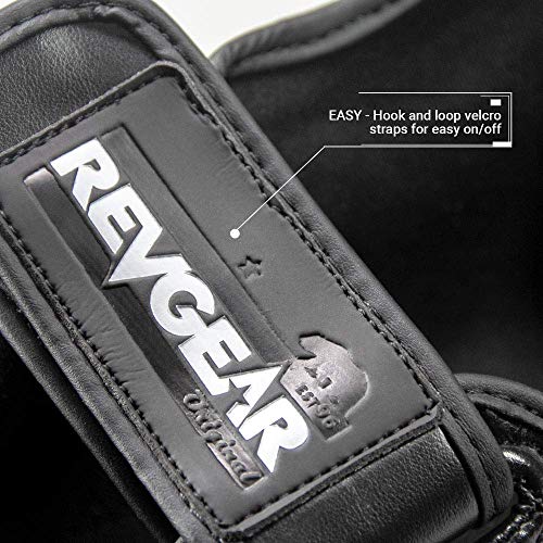 Revgear Pinnacle Shin Guard, Durable/Lightweight for Any Level Martial Arts - color: Black/Black, size: X-Small