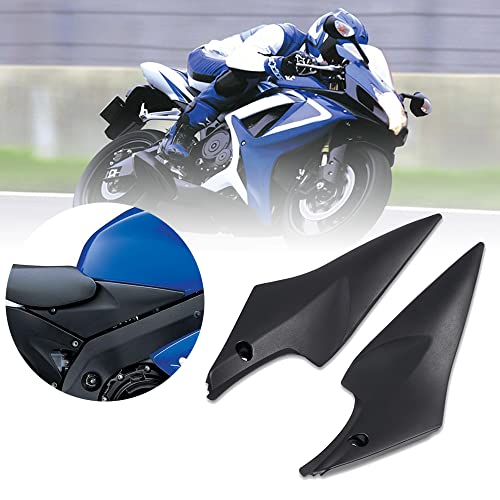 Matte Black Gas Tank Side Cover Panel Fairing Compatible for Suzuki 2006 2007 GSXR600 GSXR750 K6 06 07 GSXR 600 GSXR 750 Tank Side Fairing Panel - size: black