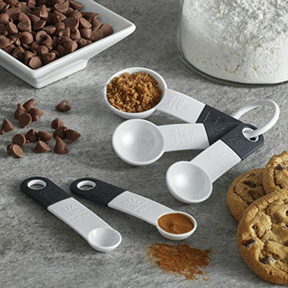 KitchenAid KE057OHWHA Classic Measuring Spoons - color: White/Black