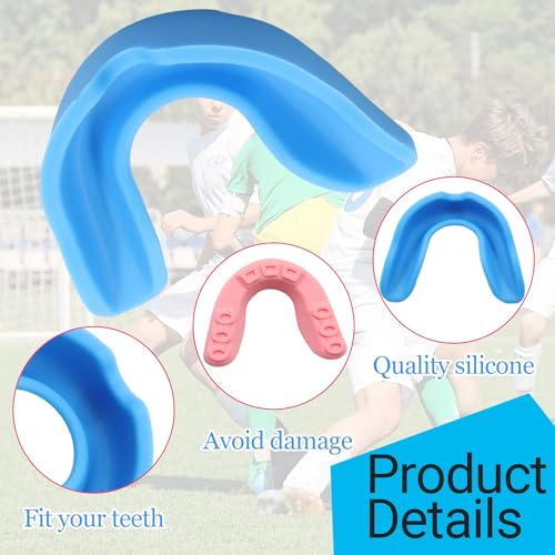 10 Pack Sports Mouth Guards, Gel-Fit, Universal, 10 Colors - color: Multicolor