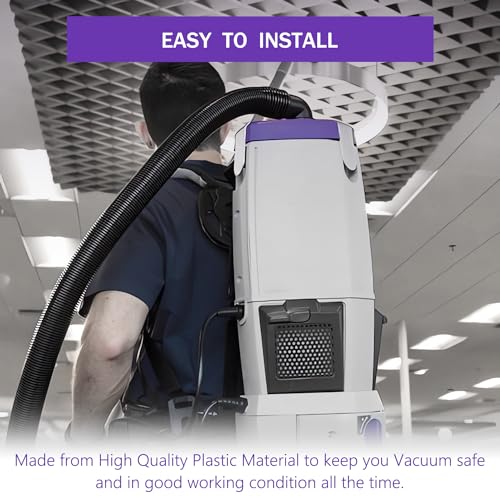 HASMX 4-Pack 833954 841708 Vacuum Cleaner Hepa Exhaust Replacement Filter Cover Door for Super Coach Pro 10, Super Coach Pro 6,ProTeam Backpack 107303, 107310