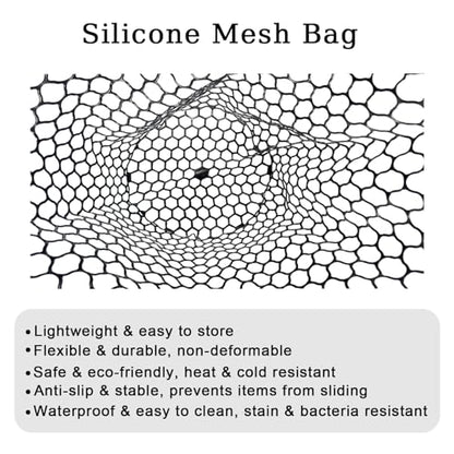 Large Fishing Net with Handle High Strength Landing Net Long Telescoping Rubber Fish Net Extendable Dip Net for Fishing Ideal for River Angling Pier Boat