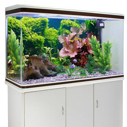 AWERT 36x18 inches Aquatic Plant Aquarium Background River Bed & Lake Fish Tank Background Vinyl - size: 36x18in/90x45cm
