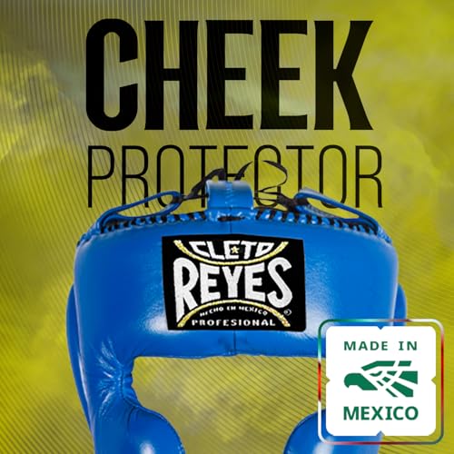 CLETO REYES Boxing Headgear with Cheek Protection for Men and Women, Protective Head Guard Face Saver, Sparring Fighting - color: Yellow, size: Small