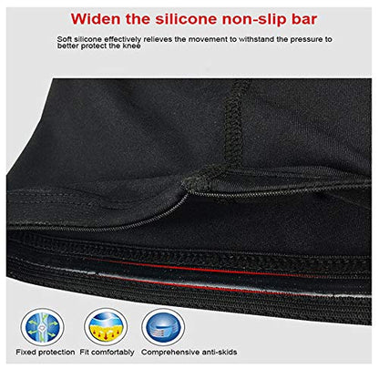 PISIQI Compression Collision Avoidance Knee Sleeve - color: Black, size: X-Small