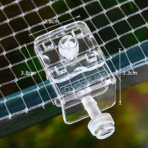 Aquarium Accessories Fish Tank Invisible Anti-Jumping Net Protective Anti-Escape Acrylic Replacement Clip Net