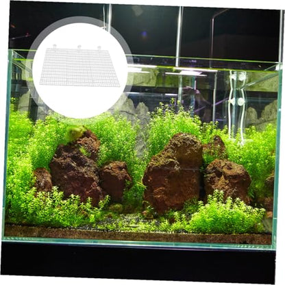 Totority Fish Tank Divider Board with White Plastic Panels and Suction Cups Aquarium Isolation Screens for Separating Fish Suitable for Betta and Aquatic Tank Separation