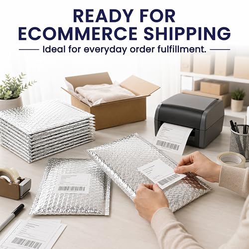 100-Pack Insulated Silver Thermal Bubble Mailers 12 x 17 - Waterproof Metallic Foil Self-Sealing Padded Envelopes for Cold Shipping, Perishables, Food, Cosmetics, Pharmaceuticals - size: 12 x17 | 100 Qty