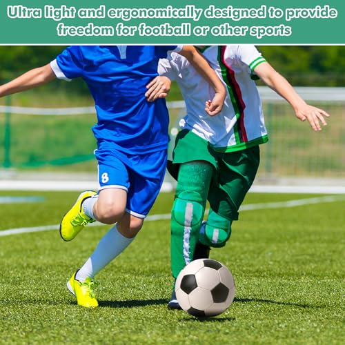 HooLing 4 Pcs Football Knee Pads, Ultra Light Skill Positions,Youth - size: Youth