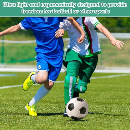 HooLing 4 Pcs Football Knee Pads, Ultra Light Skill Positions,Youth - size: Youth